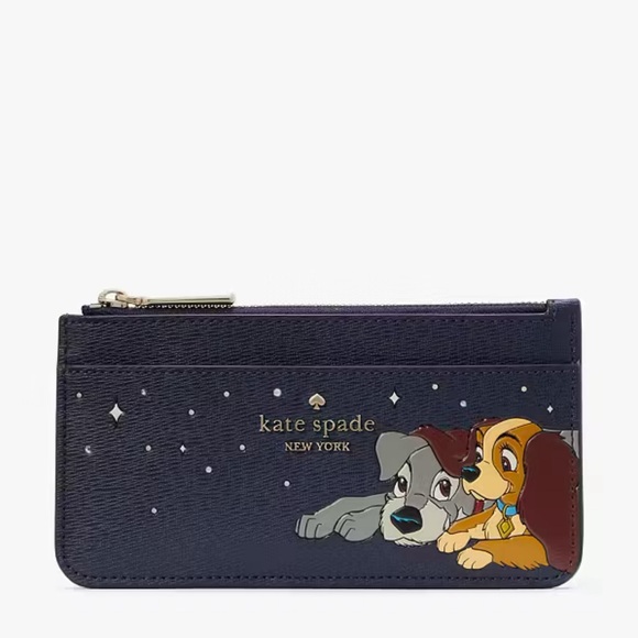 Kate Spade X Disney Lady and the tramp large card holder - Picture 1 of 6
